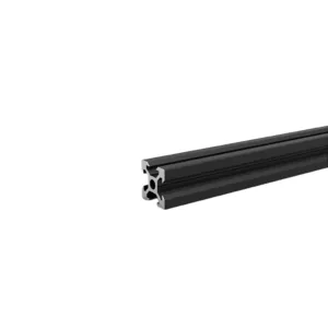 Perfil Estrutural em Alumínio 20x20 V-Slot Preto - Canal 6
