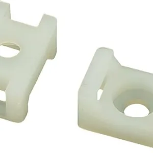 Suporte Cable Saddle p/ Instalação de Abraçadeira Plástica em Perfil Estrutural em Alumínio