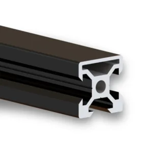 PERFIL 20X20 V-SLOT DE FACE - CANAL 6 - PINTURA PRETA
