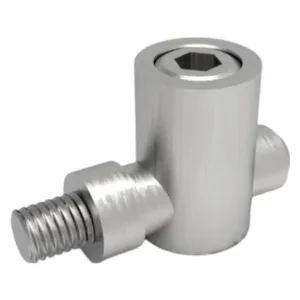 Conector c/ Pino Roscado M8 p/ Perfil Base 40 e 50