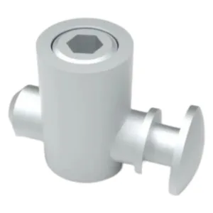 Conector Rápido de Encaixe Paralelo - Lateral p/ Perfil Base 40