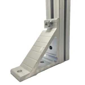 KIT CANTONEIRAS 90° M8 (2 FUROS) BASE 40 - 50