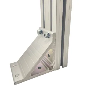 KIT CANTONEIRAS 90° M8 (4 FUROS) BASE 40x80