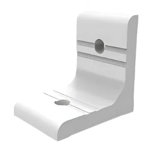 Cantoneira 38x38x28mm em Alumínio P/ Perfis Base 30, 40, 45 e 50