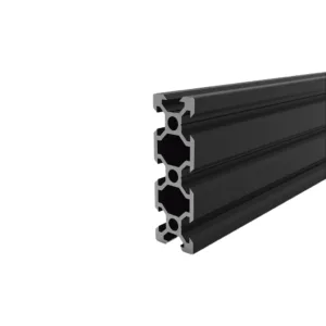 Perfil Estrutural em Alumínio 20x60 V-Slot Preto - Canal 6